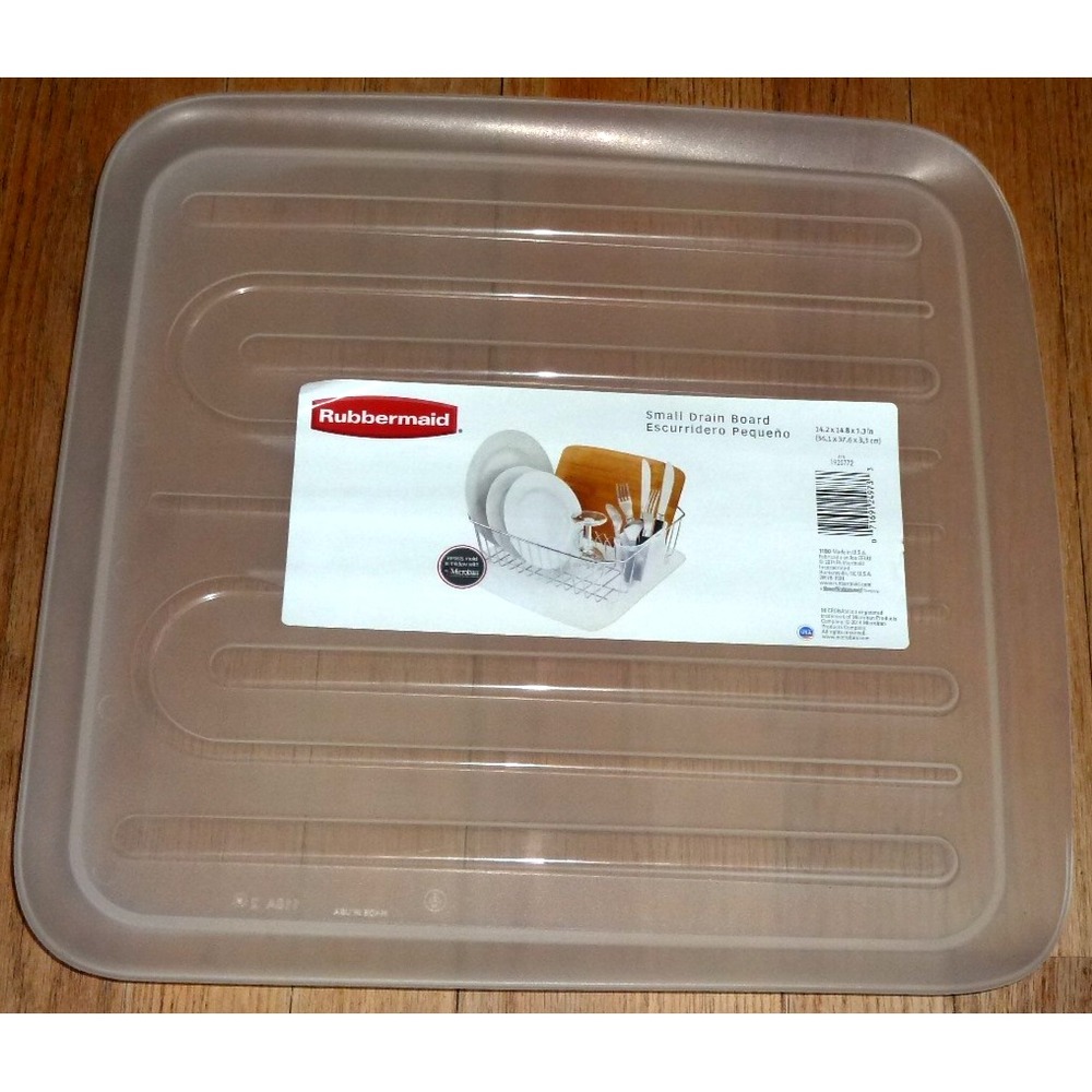 Rubbermaid Drain Board Size Small 14.2x14.8x1.3 Model 118A CLEAR New